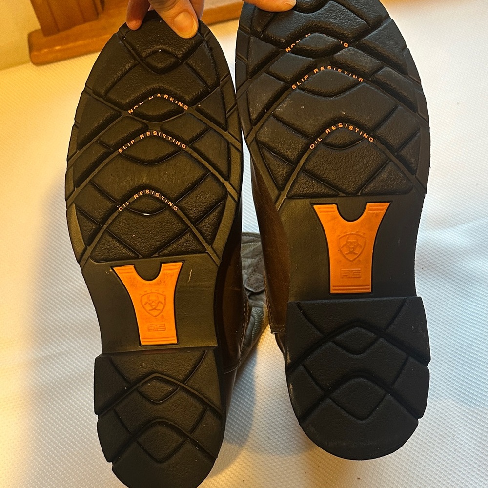 Ariat Men's Quickdraw Performance Leather Dark Br… - image 6